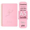A5 Spiral-Bound Leather Notebook, Comfortable Grip, Thick Pages, Simple Office Stationery