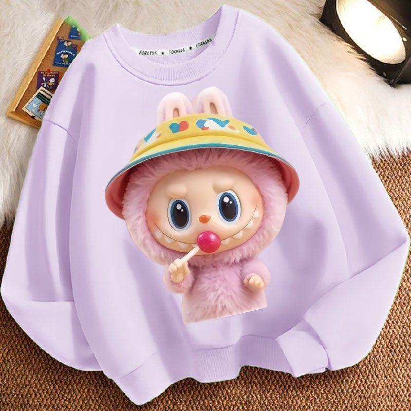 

Детские модные и милые толстовки, повседневные толстовки с длинным рукавом для мальчиков и девочек на весну и осень 140