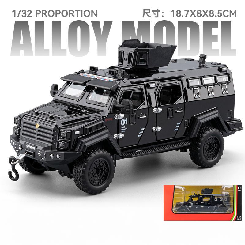 FETG4 1:32 Ford F-550 Strengthened 4*4 Off Road Special Vehicles Alloy Diecast Model Car Children's Toy Car Military Series Hobby Gift