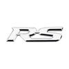 1pcs 3D Metal RS Logo Car Decal Trunk Body Side Sticker Accessories