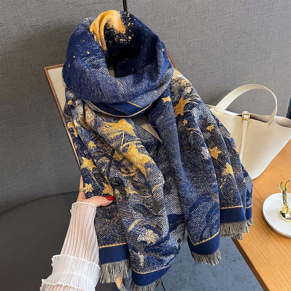 Women Men Thick Warm Shawl Long Cashmere Scarf For Autumn Winter Wrap Female Luxury Quality Bufanda Poncho Echarpe Pashmina