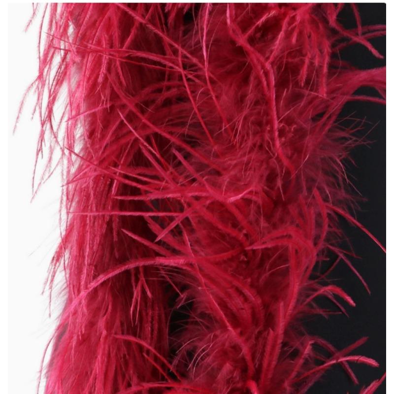 DIY Weißer STRAUSSENFEDER boa 1 6 10 15 35lagig Straußenfeder boa Besatz Tanzkleid Hochzeit Basteln Halloween Kundenspezifische Lieferung auf Lager