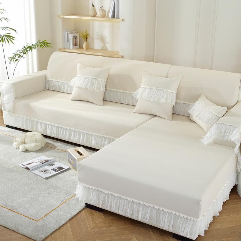 Universal All-Inclusive Skirt Sofa Cover Universal Combination Princess Sofa Simple Anti-Cat Scratch Sofa Cover Cloth Towel
