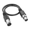 3Pin Microphone Extension Cable Adapter 3Pin Female to Male 3Pin Microphone Connectors for Speakers Mixer Amplifier