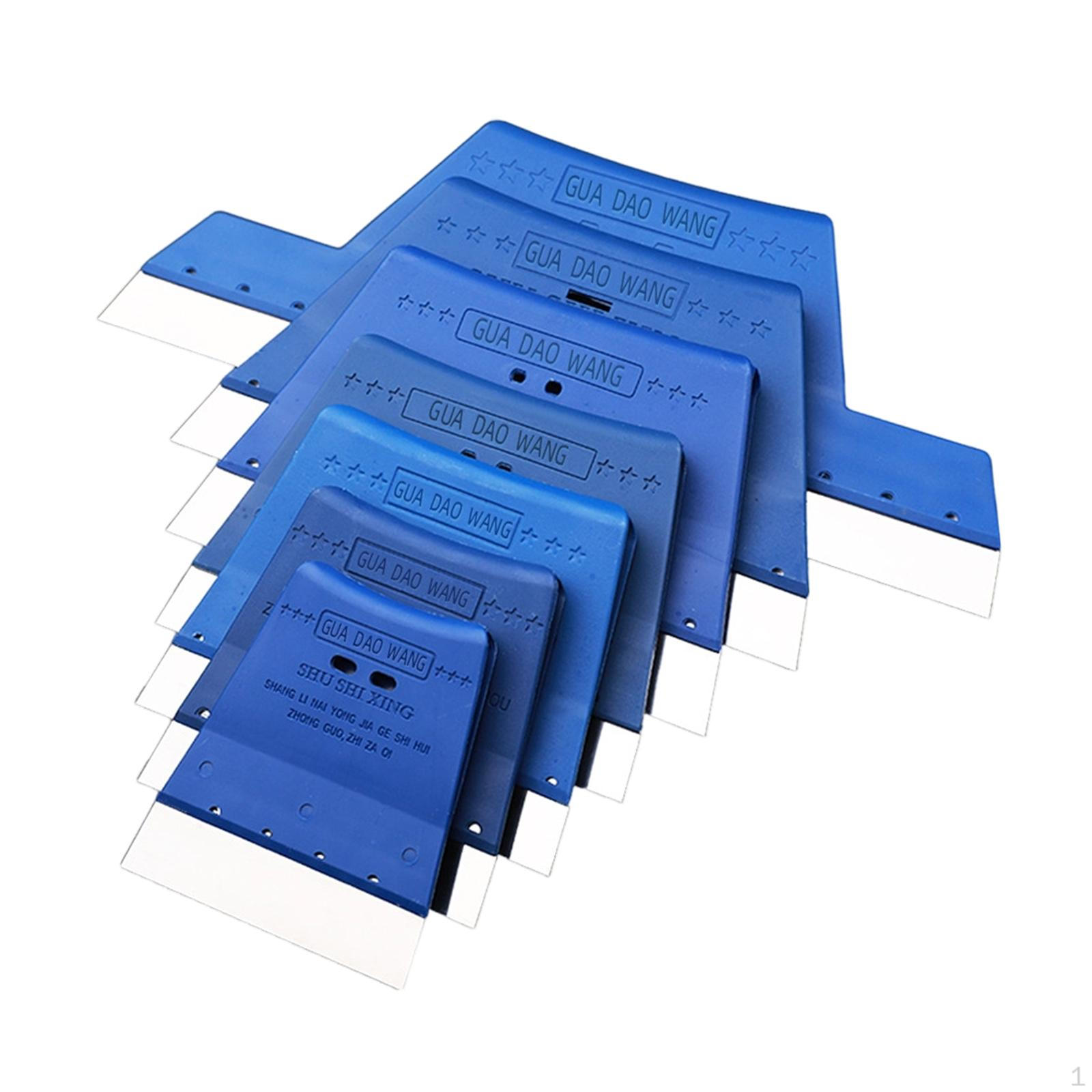 7 Pieces Car Body Filler Spreader Vehicle Tint Film Tool Multifunction Reusable Stainless Steel