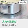 Wahei Freiz Non-stick Stainless Steel Saucepan, 16cm, Fluororesin Coating, PFOA-Free, IHGas Compatible, Stainless Steel RB-2888