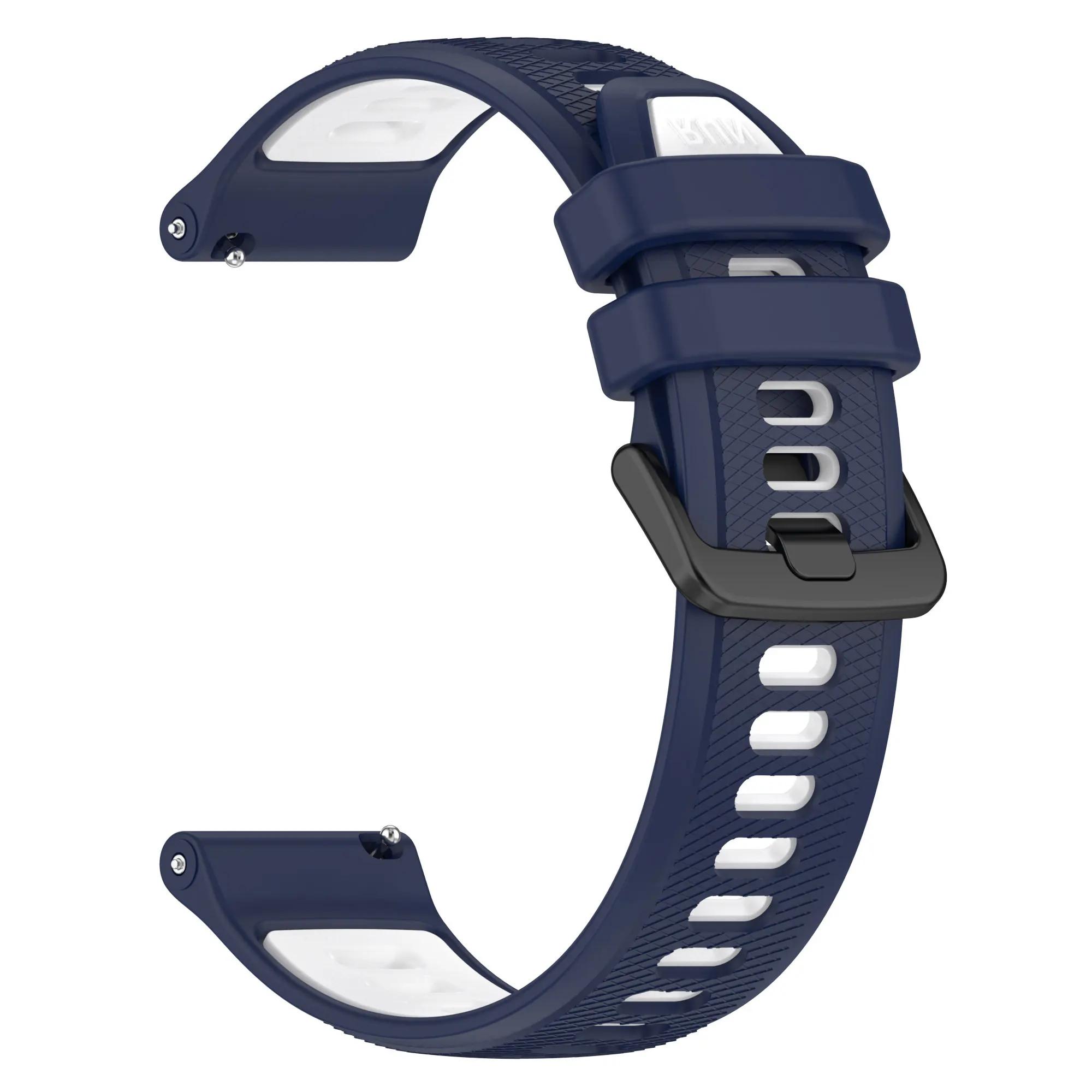 

For Huami Amazfit Bip 6 46mm Watch Strap 22mm Silicone Band For Amazfit BALANCE 2/GTR 4 3Pro 2e 2/Stratos 3 Waterproof Bracelet 1PCS 22MM