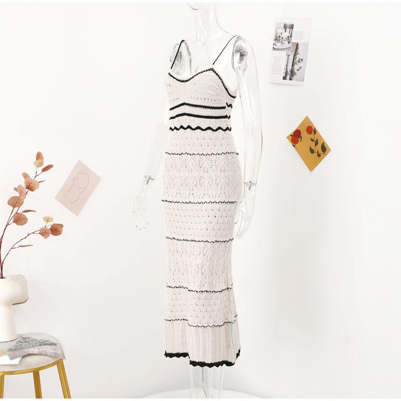 Пляжное платье с крючком и цветочным узором для женщин — фото 4