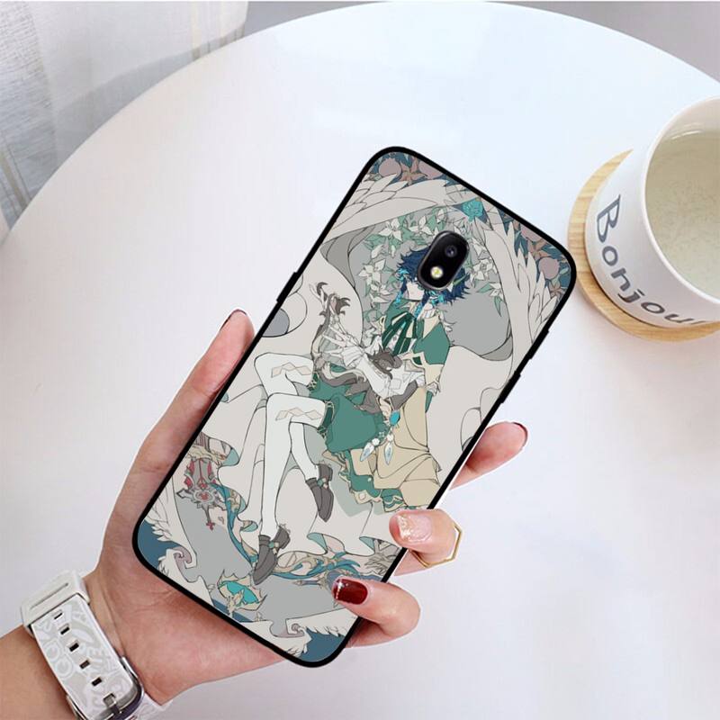 Hra Genshin Impact Venti roztomilé pouzdro na telefon pro Samsung Galaxy J7 PRIME J2Pro2018 J4 Plus J5 PRIME J6 J7 Duo Neo J737 J8