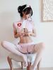 Nurse Open Sexy Extremely Navel Mini 5 Piece One Stockings Included [YAISHN] Uniform, Chest, Cosplay, Pink, Lace, See-Through, Sexy, Erotic, Cute,