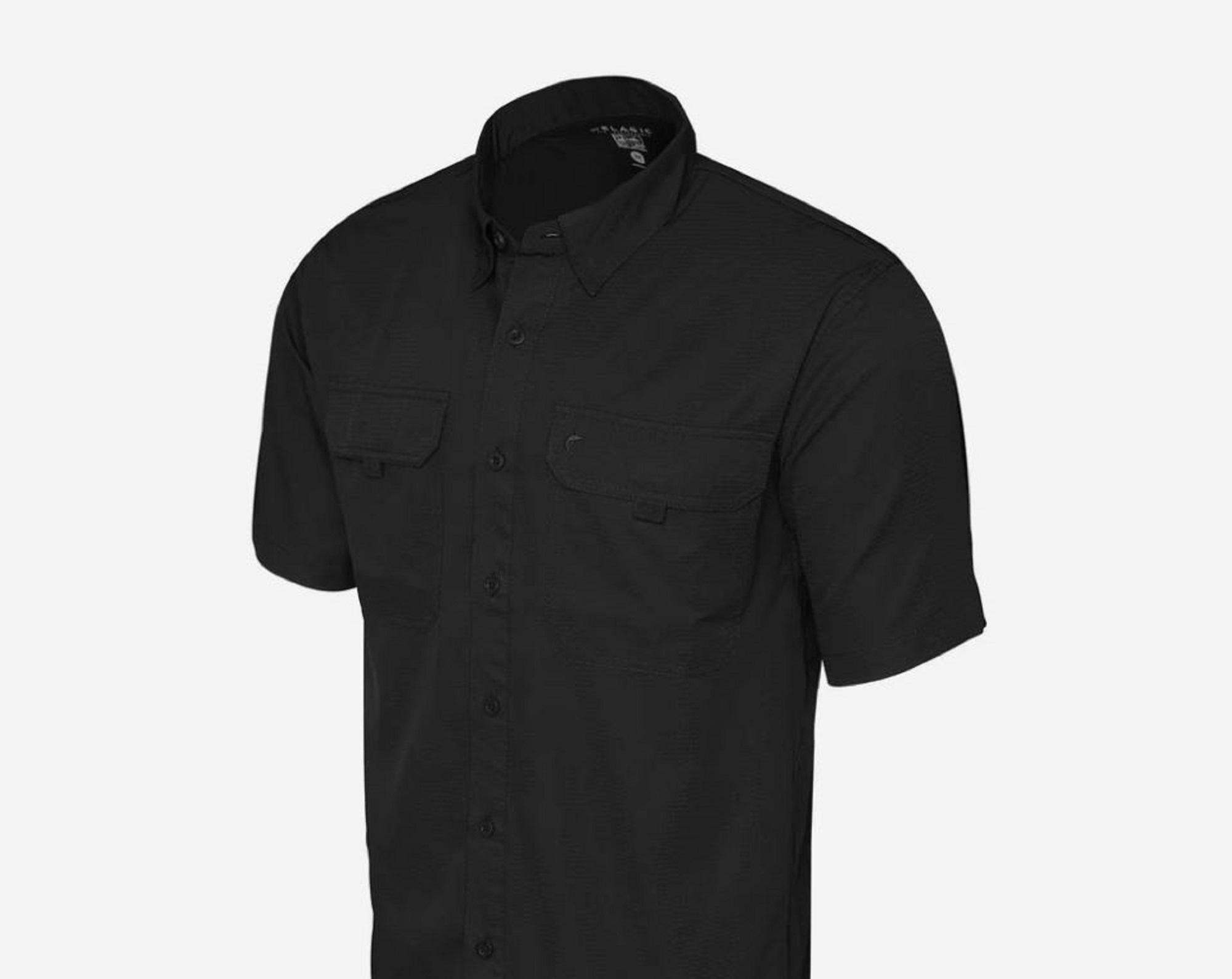 

Pelagic 1016 Fishing Shirt Short Sleeve Keys BLK Size S (2721)
