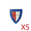 Medieval Military Castle Knight Accessories Building Block Roman Figure Soldier Crusader Viking Shield Armor Eagle Brick Toy S01