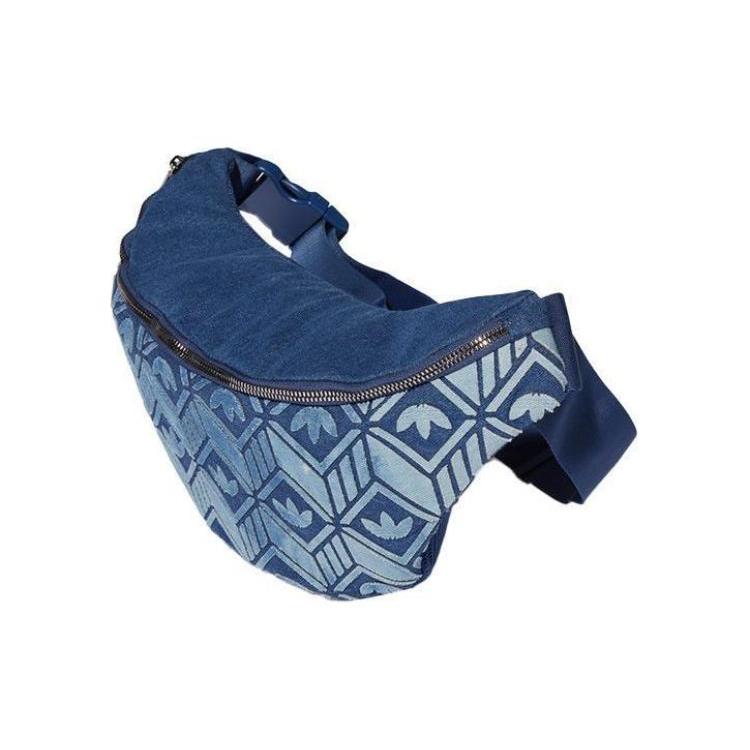 New Adidas Originals Polyester Sling Bag, Crossbody Bag, Fanny Pack Regular Unisex Blue HD7016