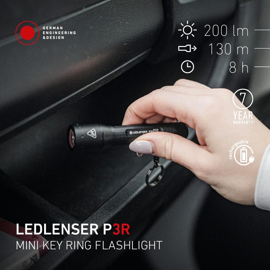 Ledlenser P3R 4th Generation Rechargeable Handheld 200 130m Focus Compact LED 8 Hours of Lightweight at Just Warranty with Released September Trusted