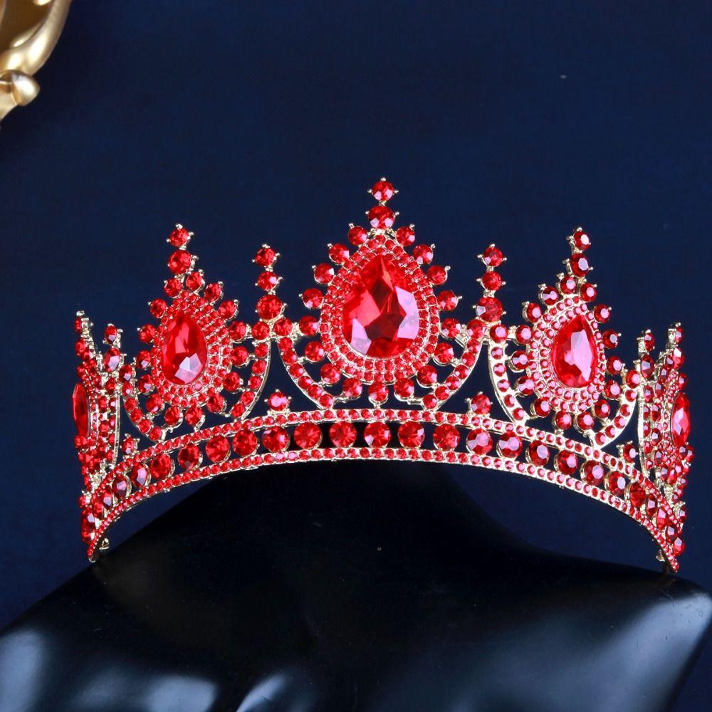 Luxury Crystal Crowns Elegant Rhinestone Crown Trendy Princess Diadem  Gift Occasion
