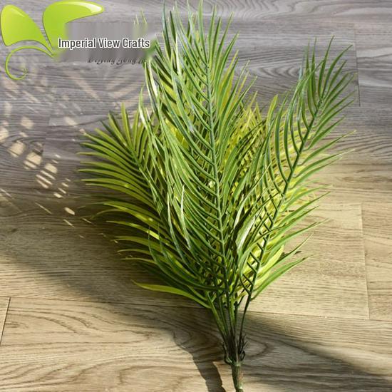 Artificial Fan Palm and Bamboo Floor-Standing Garden Decoration for Photography