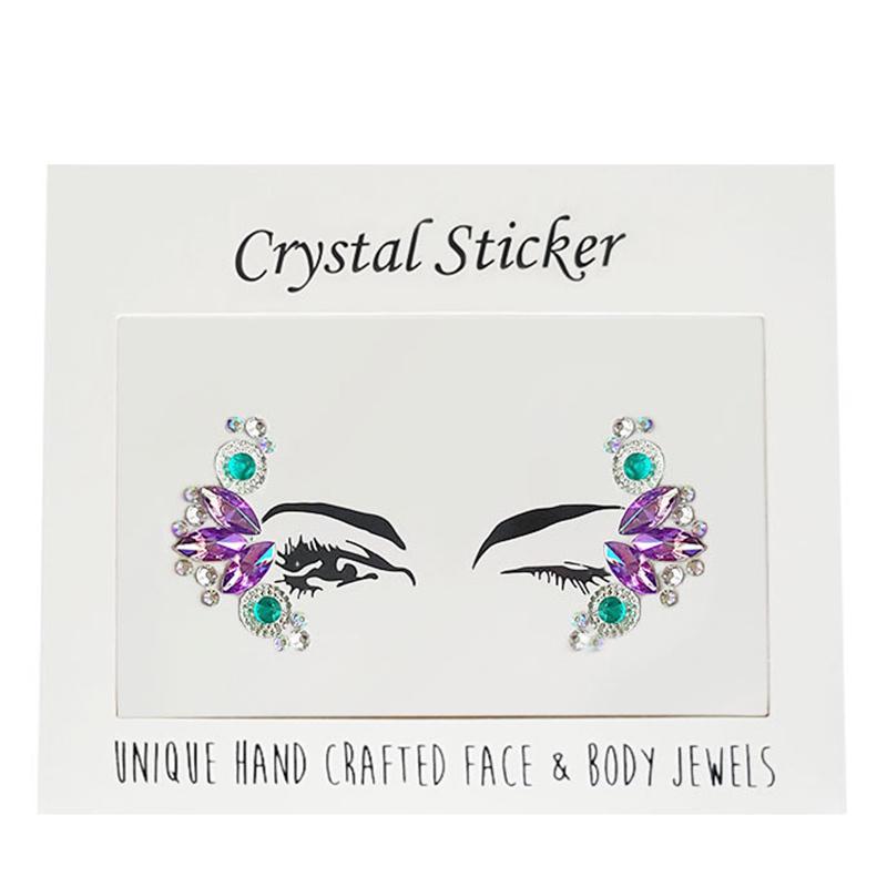 Buy Face Adhesive Rhinestone Glitter Jewelry Festival Party Body Sticker Tattoo at affordable