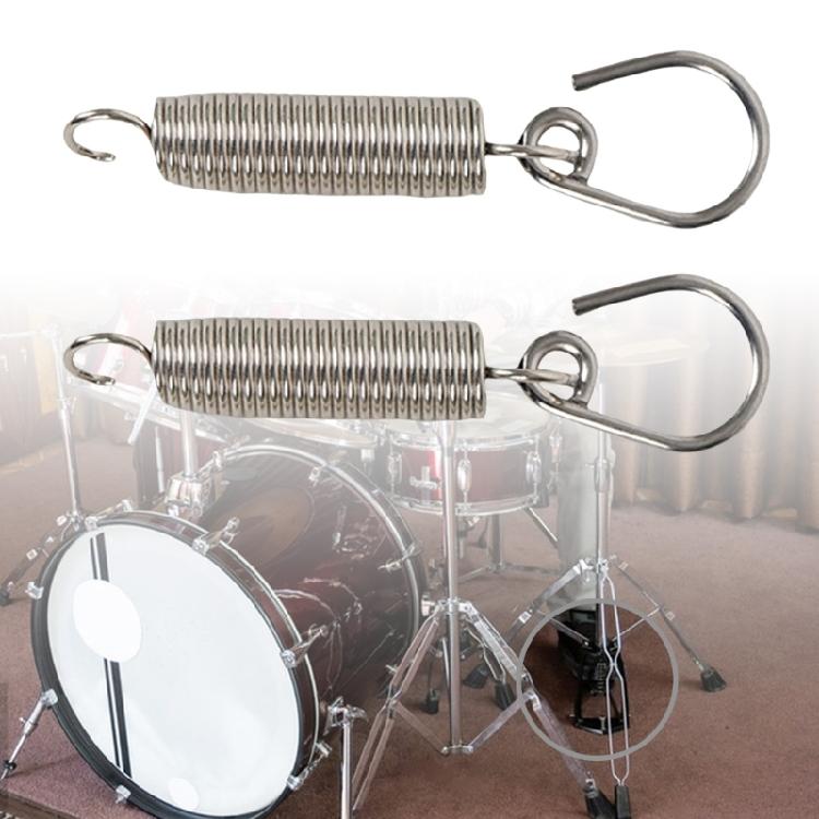 2Pcs Tensioner Drum Foot Pedal Spring Drum Extension Spring Replacement Drum Pedal Springs for Percussion Instrument