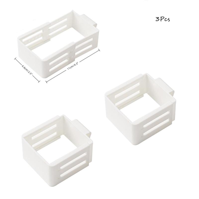 1/2/3/5Pcs Refrigerator Side Door Sorting Partition Card Buckle Kitchen Bedroom Storage Storage Sorting Box Space Division