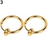 Spring Nose Septum Ring Earrings Two False Clips Non-Perforated Jewelry For Men And Women