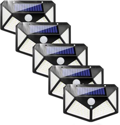 5 Pack Outdoor Solar Light Motion Sensor LED Projector Light Wall Lighting Garden IP65 Waterproof 3 Modes