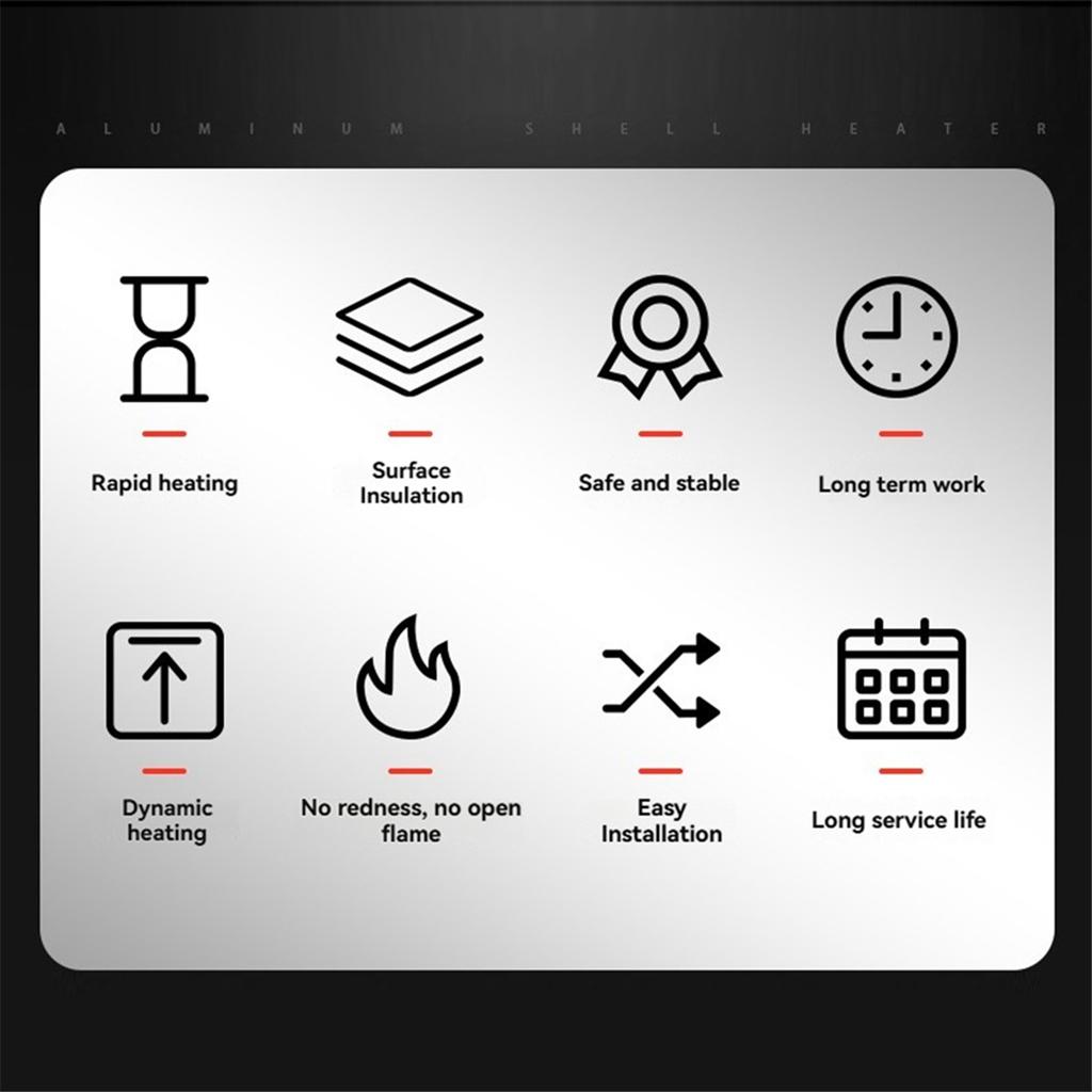 PTC-Heizer 24V/100W Keramik-Konstanttemperaturheizer Leitfähiger Typ mit Lüfter Isolierheizer Hochspannung