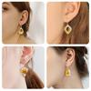 Poppy Resin U-Shape Flower Leaf Earring Mold