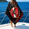 Ahly Football Club Printed Beach Towel, Super Soft Microfiber, Perfect Gift Birthday, for Pool, Beach, Travel, for Family and Friends