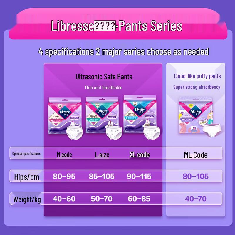 Whisper V-Comfort Night Panty-Style Pads