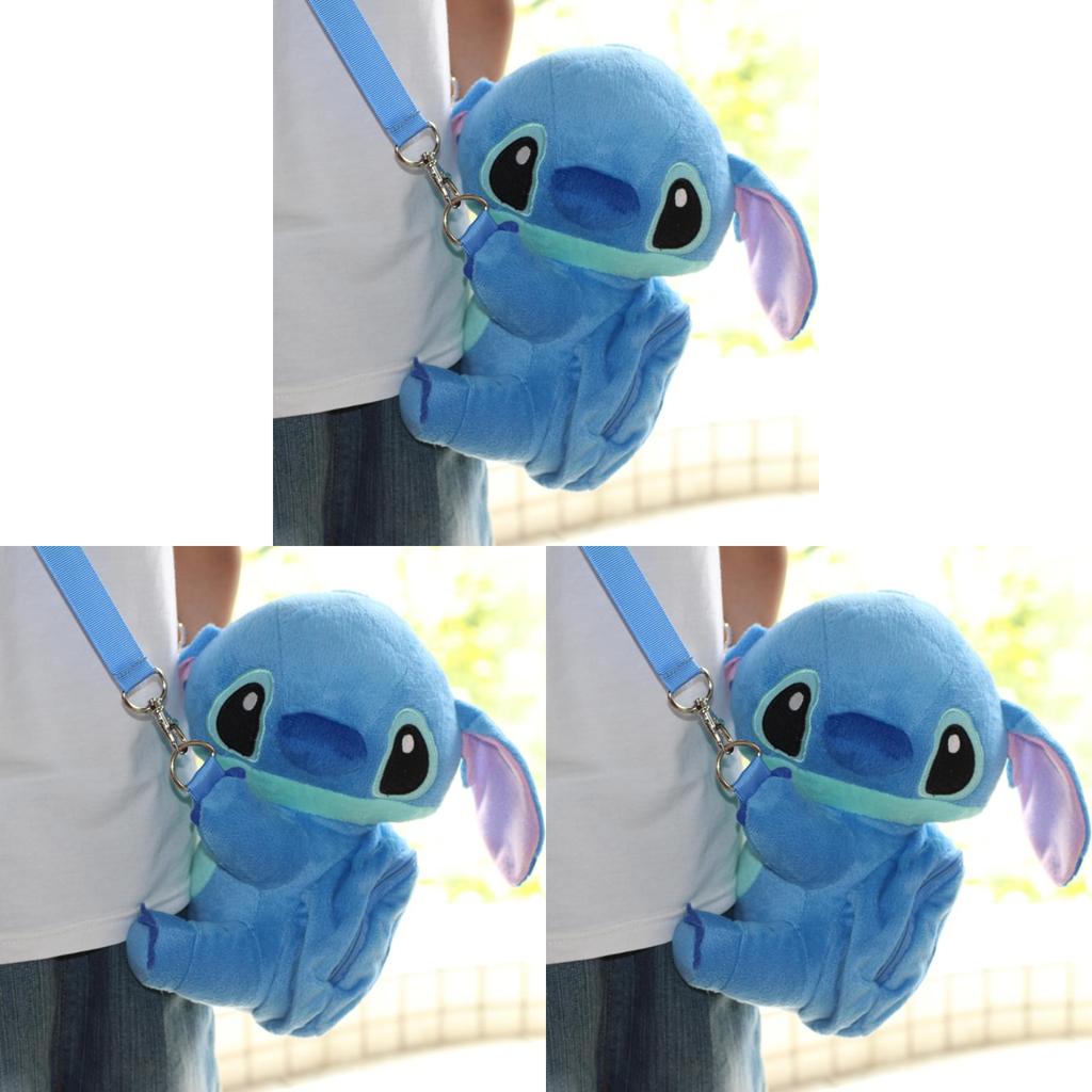 Adorable Lilo Stitch Plush Shoulder Bag With Adjustable Straps For Everyday Use