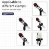 Foldable Microphone Stand Tripod Holder With Stable Base Supports 1.5kg Weight For Professional Voice Recording
