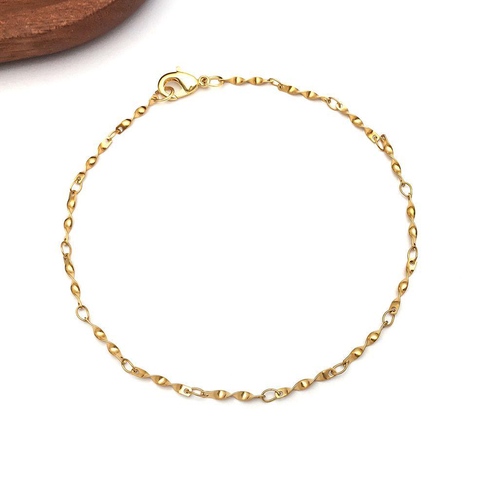 Stainless Steel Electroplated Curved Stick Pendant for DIY Jewelry