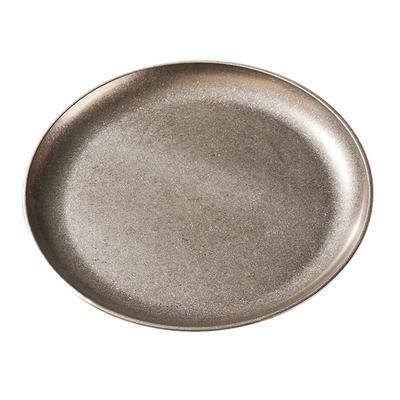 Tableware Stainless Steel Steak Plate Vintage Durable Western Dish Classical Creative Storage Tray Dim Sum