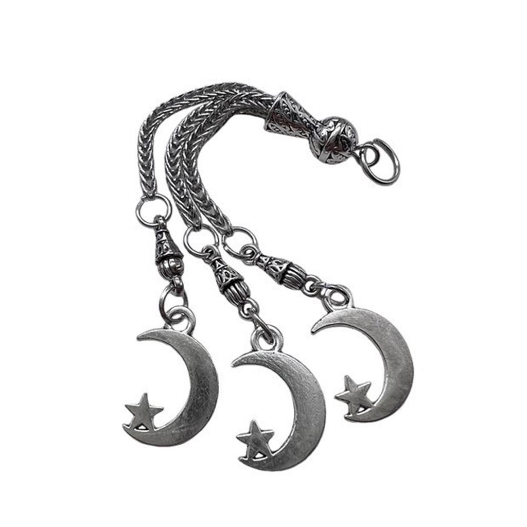 Vintage Metal Brushes Antique Silver Necklace Accessories Religious Jewelry Making Components DIY Bracelet Connectors