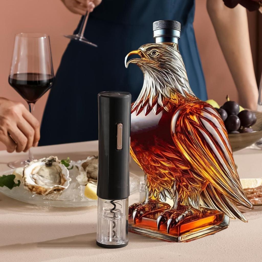 New Whiskey Eagle Glass Decanter Men's Fun Whiskey Bottle Home Bar Decoration Gift Whiskey Decanter Set