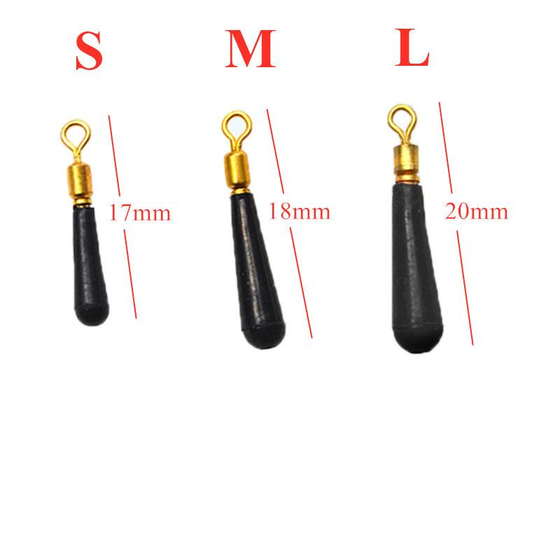 50Pcs Fishing Gear Block Rotation Drift Fishing Floats Accessory Bobber Copper+ Rubber Tools Fish Float Fishing Float Base