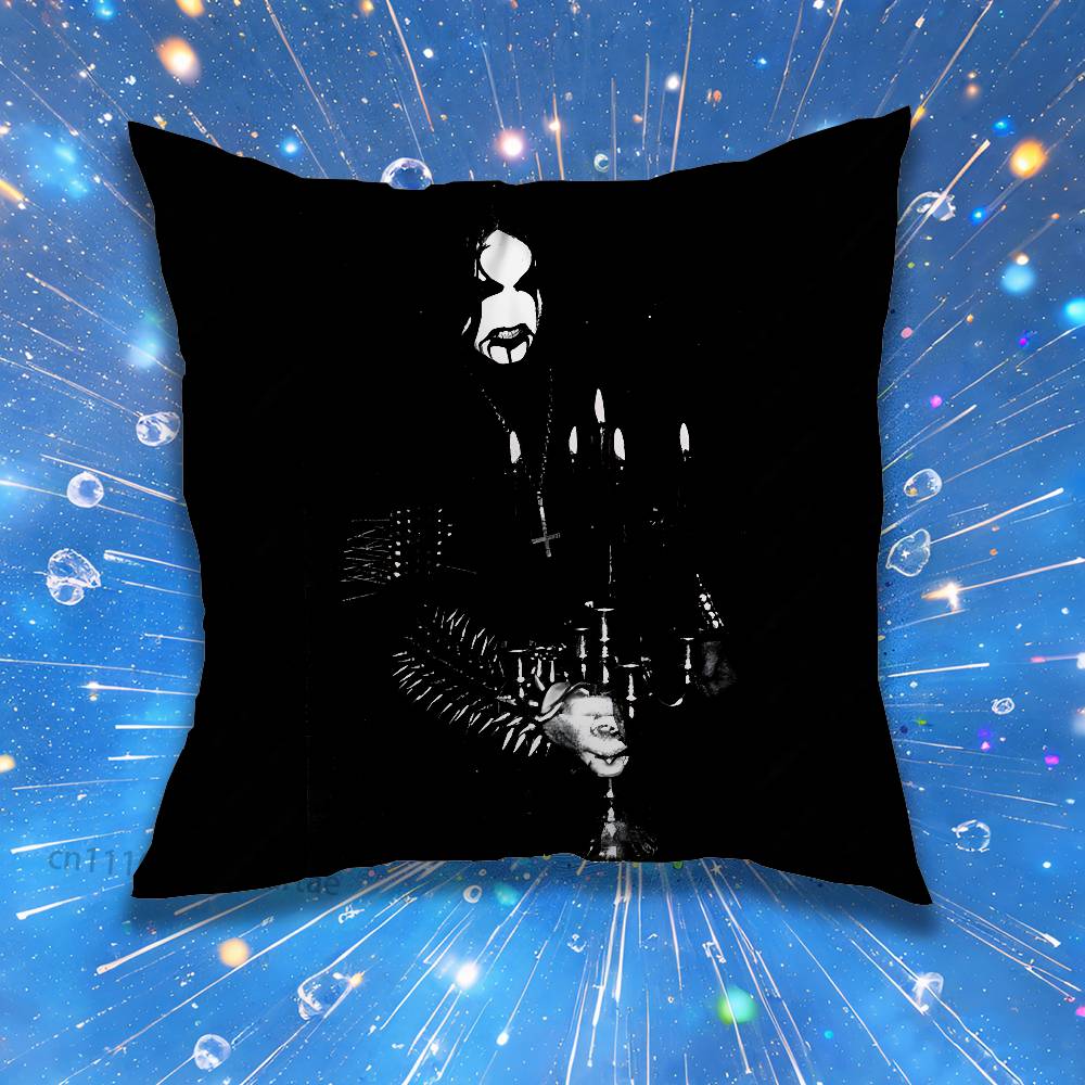 DDarkthrone BBand Pillow Case Living Room Sofa Cushion Cover Suitable For Home Bedroom Room Decoration