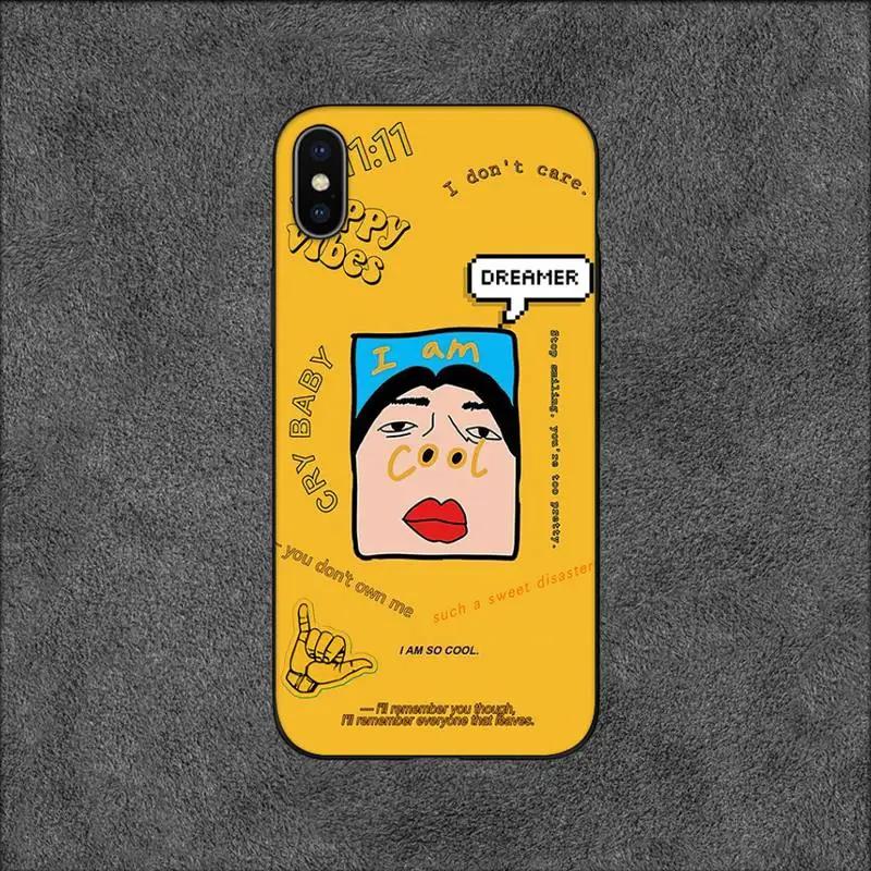

Funny I am cool Phone Case For iPhone 11 12 Mini 13 14 Pro XS Max X 8 7 6s Plus SE XR Shell iPhone12mini