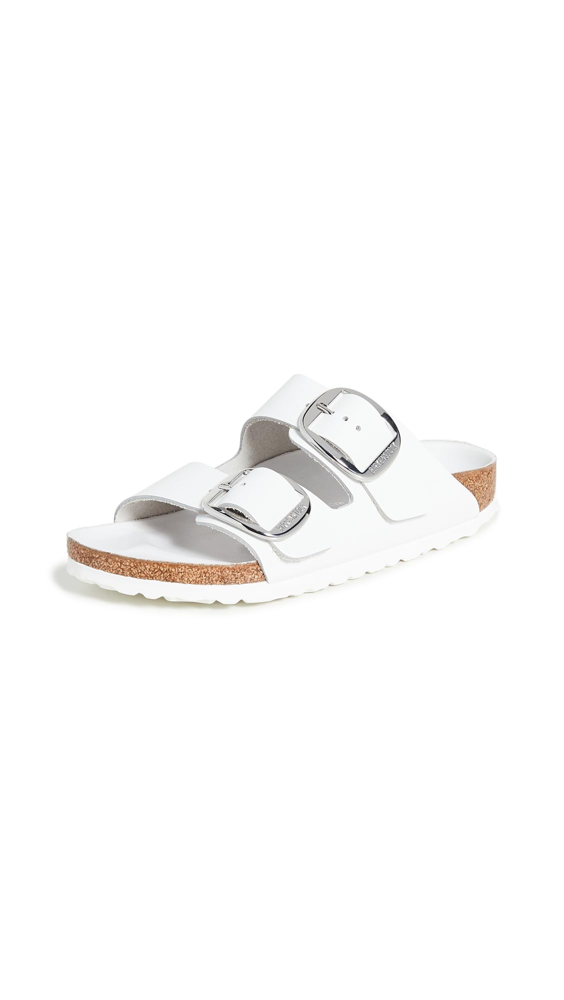 Birkenstock Arizona Open Toe Casual Slide Sandals, white, 4 UK белый