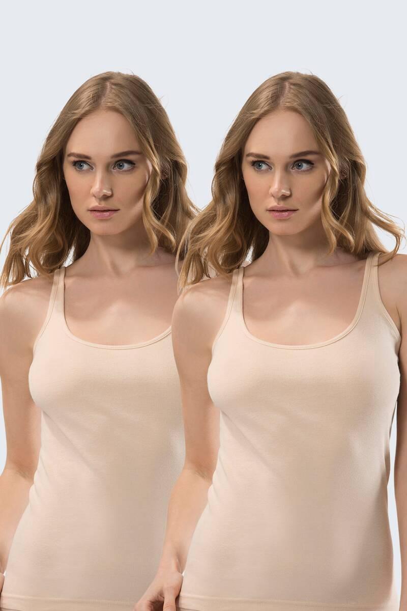 

Женская футболка Türen из двух частей с ремешком и U-образным вырезом для спортсменов