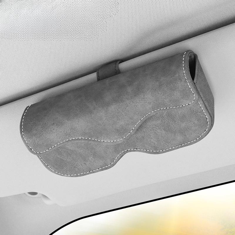 

Magnetic Multi-functional Eyewear Clips car tools Car Eyeglass Case Automatic Closing Non-slip Auto Sun Visor Glasses Holder серый