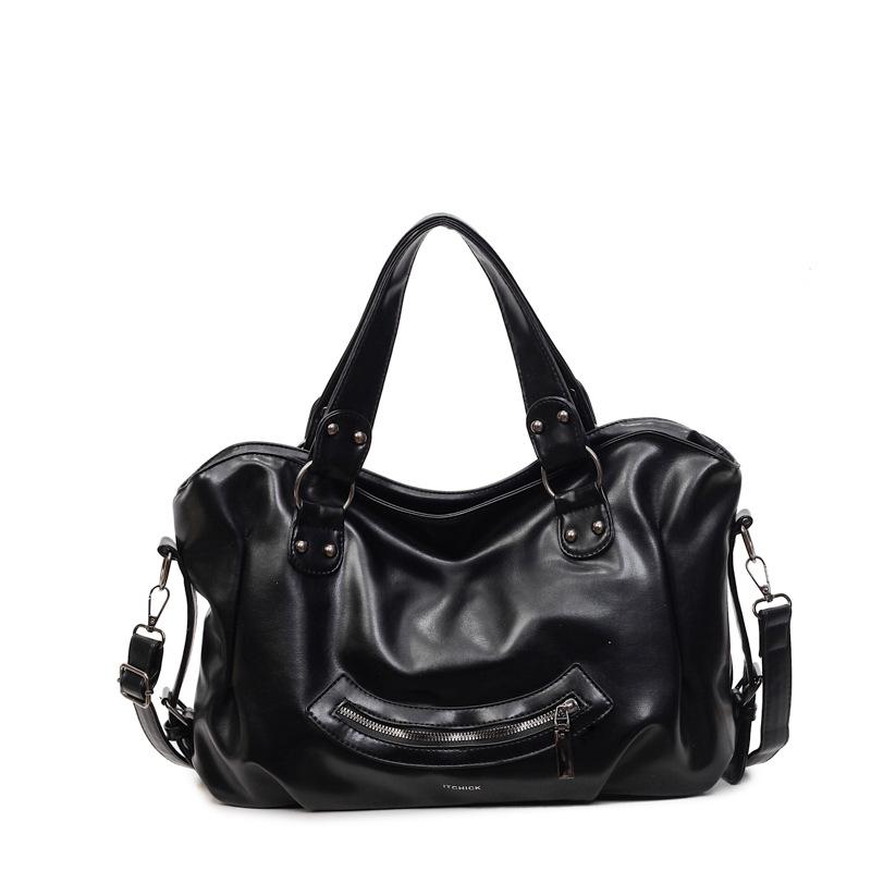 Premium Retro Large-capacity Bag 2025 New Commuter Women's Shoulder Messenger Bag Short-distance Portable Tote Bag