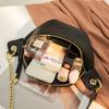 Women Waist Packs pu Leather Fanny Belt Bags Fashion chain Crossbody Bag Pouch 2025 High Quality ladies Sling bag small wallet