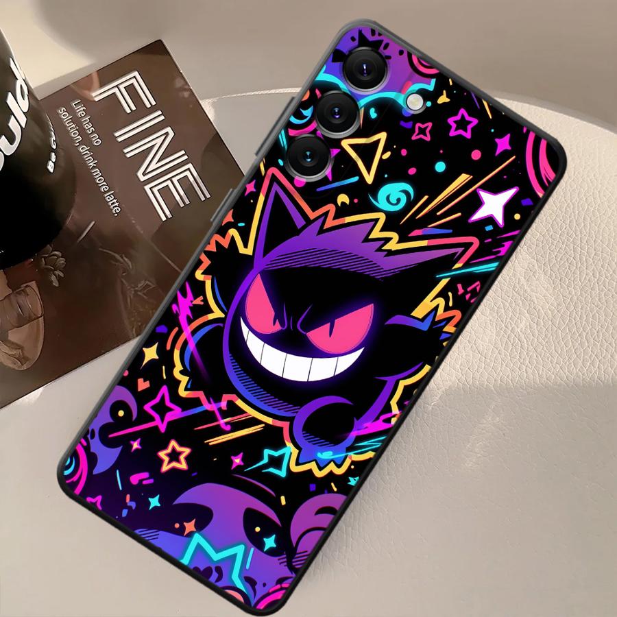 Funda Phone Cover Case for Samsung Galaxy A70 A16 A40 A05 A17 A06 A50 A13 A20 A12 A04 A15 Anime Pokemon Gengar