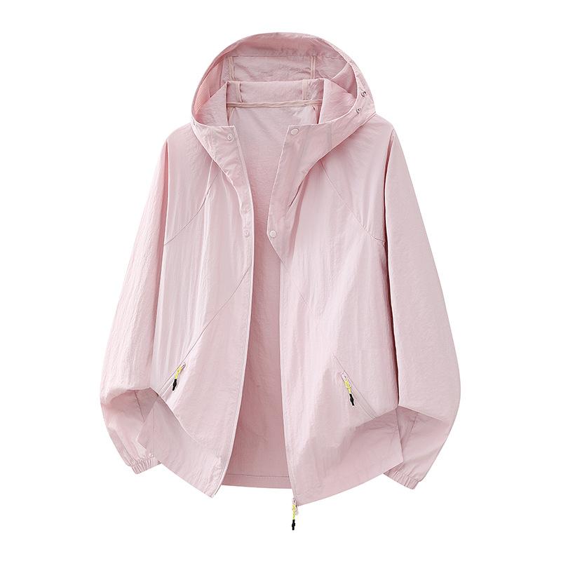 UPF10 + Ice Silk Sunscreen Clothing Women's Summer Outdoor UV Protection Sunscreen Clothing Skin Clothing Couple Jacket Men's