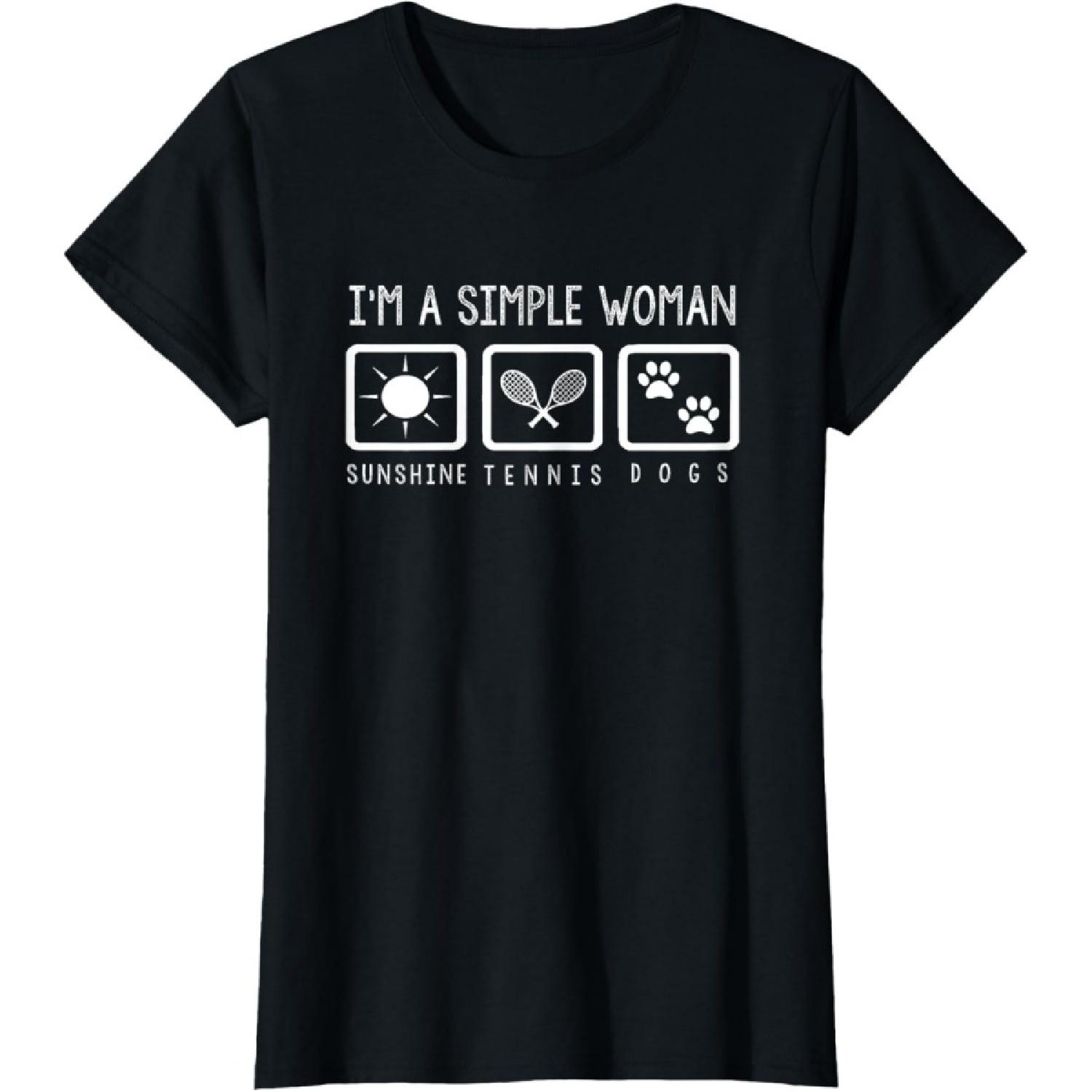 Любительница тенниса - Я простая женщина Футболка(1) S