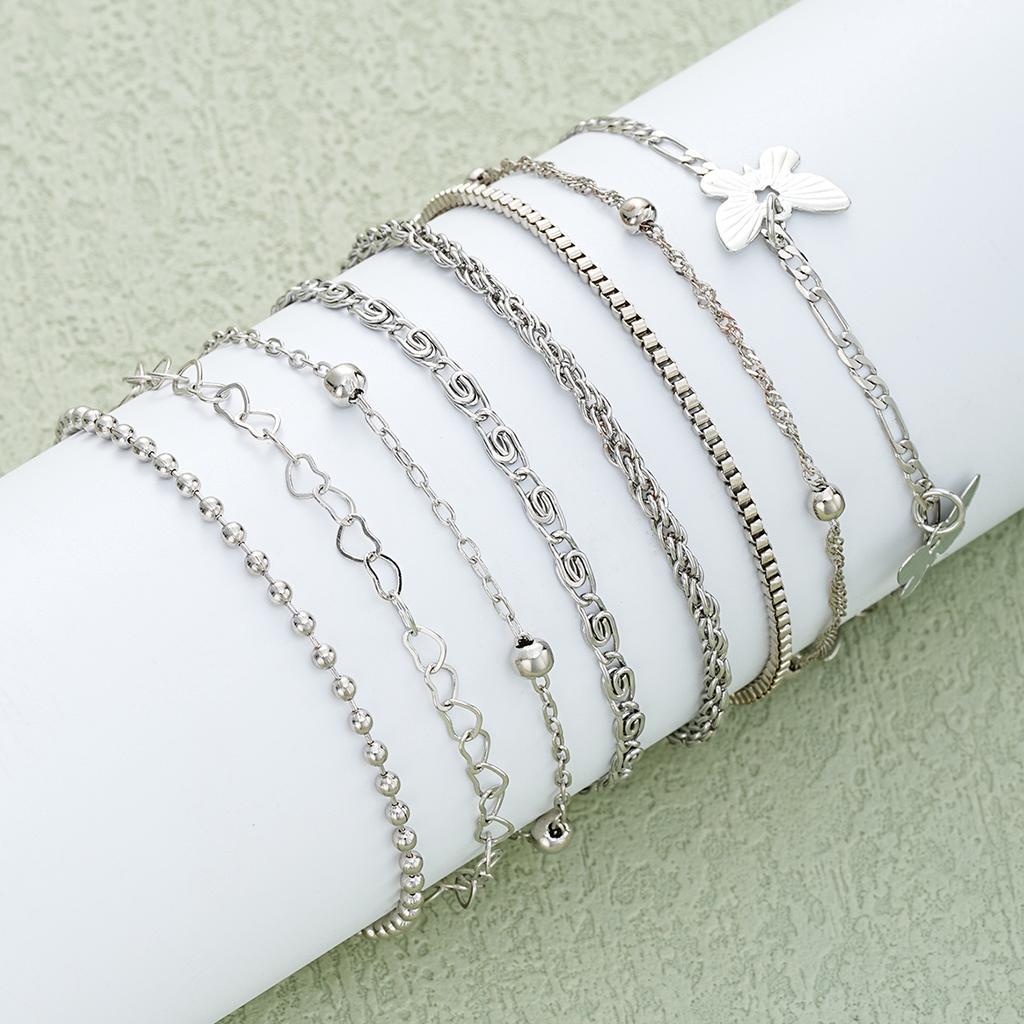 108 Pcs/Pcs Vintage Elegant Pearl Zircon Butterfly Pendant Earrings Ring Necklace Bracelet for Women Daily Wear Jewelry Gift New