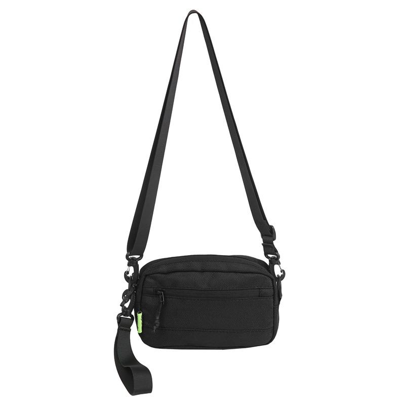 Simple texture small square bag men's and women's casual shoulder bag hand bag messenger bag mobile phone bag outdoor sports breast bag