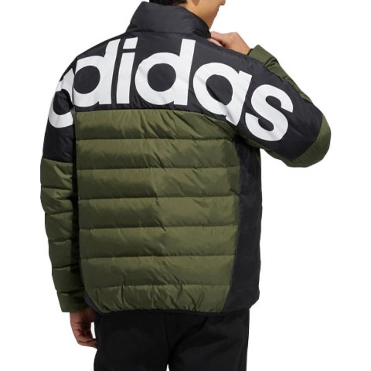 Adidas Neo Down Jacket Winter Men's Dark Olive Green H45233