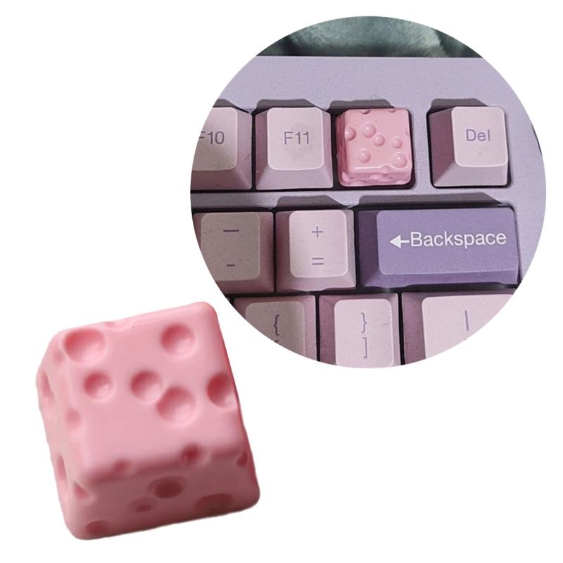 ESC Cheese Keycap Durability Resin Construction for Mechancial Keyboards Accessory ESC Keycap 1PC